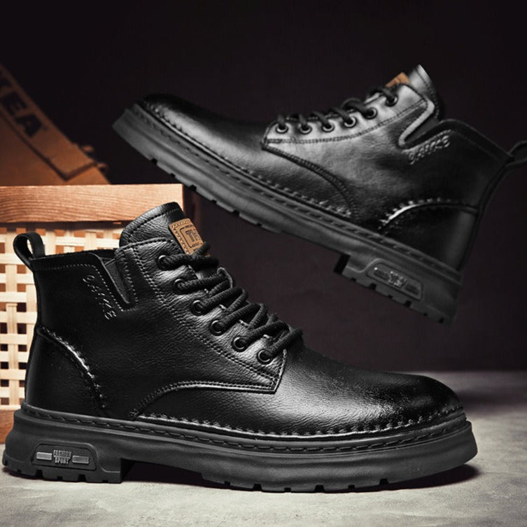 Lässige Herren-Stiefeletten aus Leder - Roderick
