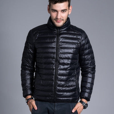 Leichte Herren-Steppjacke mit Kapuze und Reißverschluss - Tidus