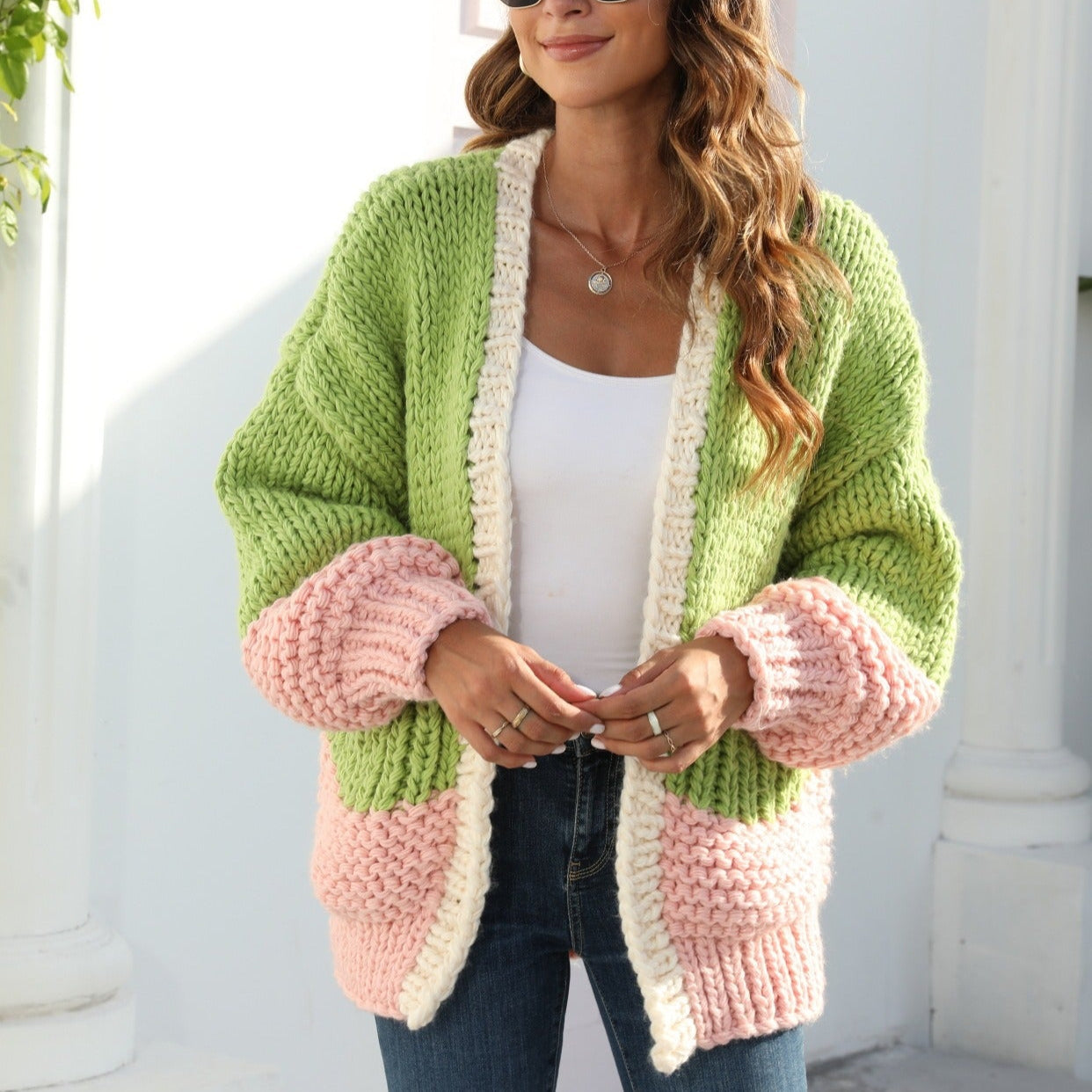 Damen Strickjacke in Übergröße - Dayanne
