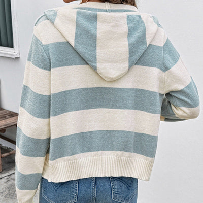 Strickjacke mit Kapuze und Reißverschluss - Wendy