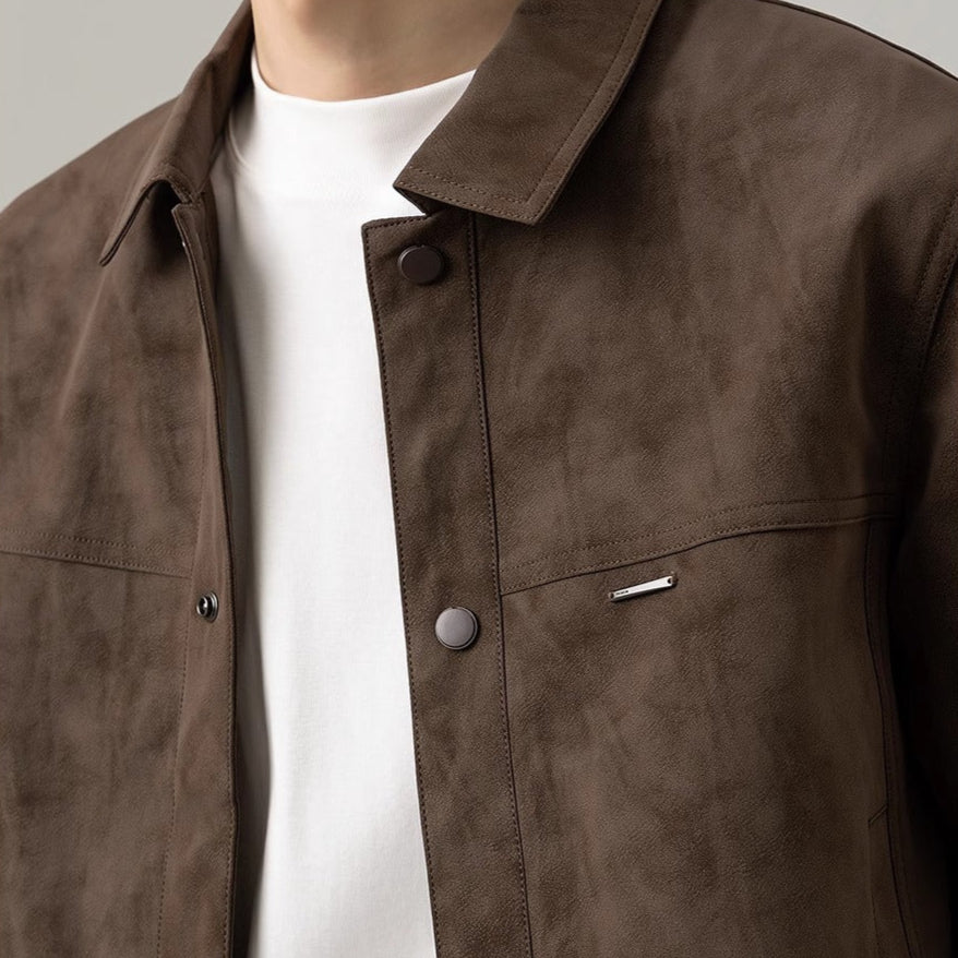Herrenjacke in Wildlederoptik - Renan