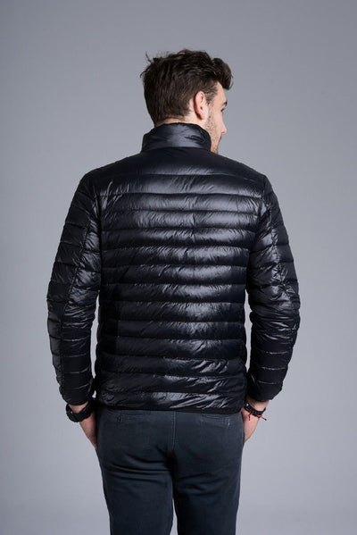Leichte Herren-Steppjacke mit Kapuze und Reißverschluss - Tidus