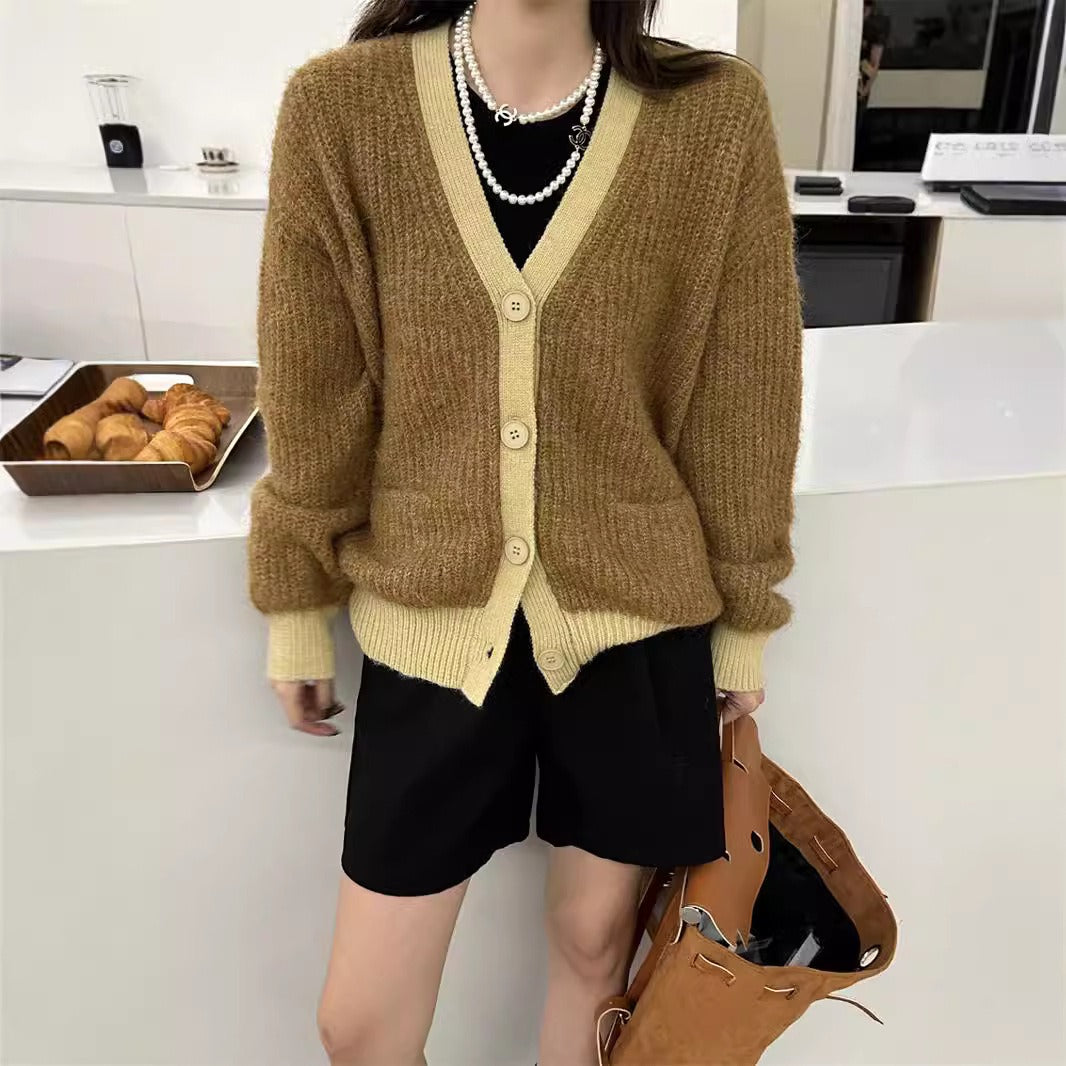 Damen Strickjacke weich gestrickt lässige Passform - Ingrid