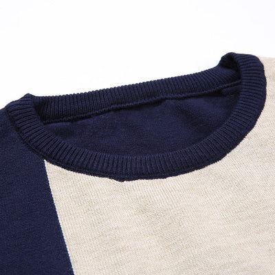 Langärmeliger Pullover mit modernem, geometrischem Design für Herren - Bastien