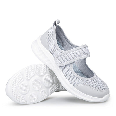 Atmungsaktive orthopädische Damenschuhe mit Klettverschluss - Hilda