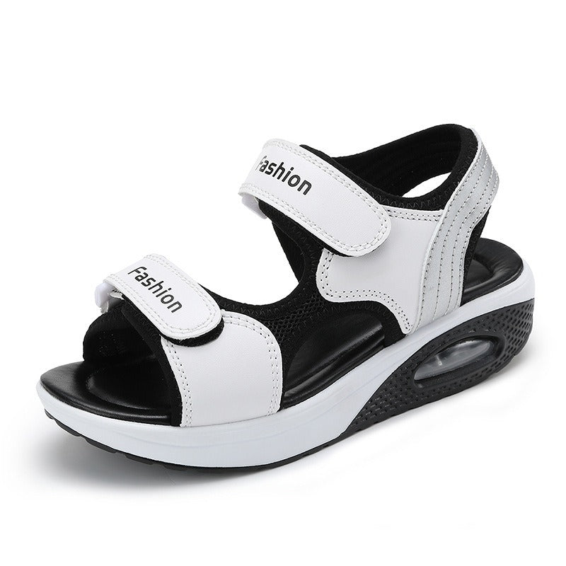Damen Plateausandalen mit Klettverschluss - Ayla