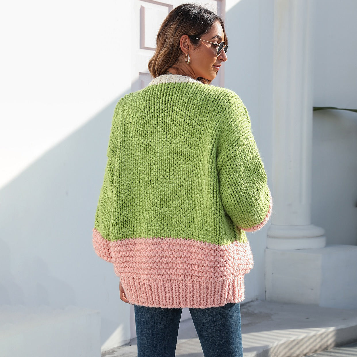 Damen Strickjacke in Übergröße - Dayanne