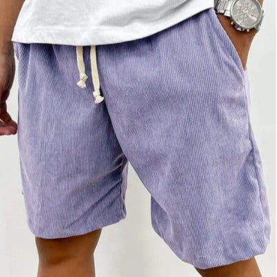 Lässige Cord-Shorts für Männer, mittelgroße, lockere Passform - Eland