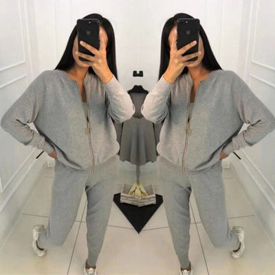 Damen Strickjacke Metallic Reißverschluss Rundhalsausschnitt - Nysse