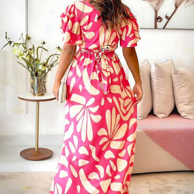 Schulterfreies langes Kleid Frau - Adara