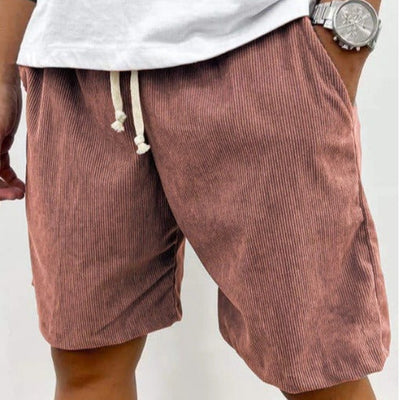 Lässige Cord-Shorts für Männer, mittelgroße, lockere Passform - Eland
