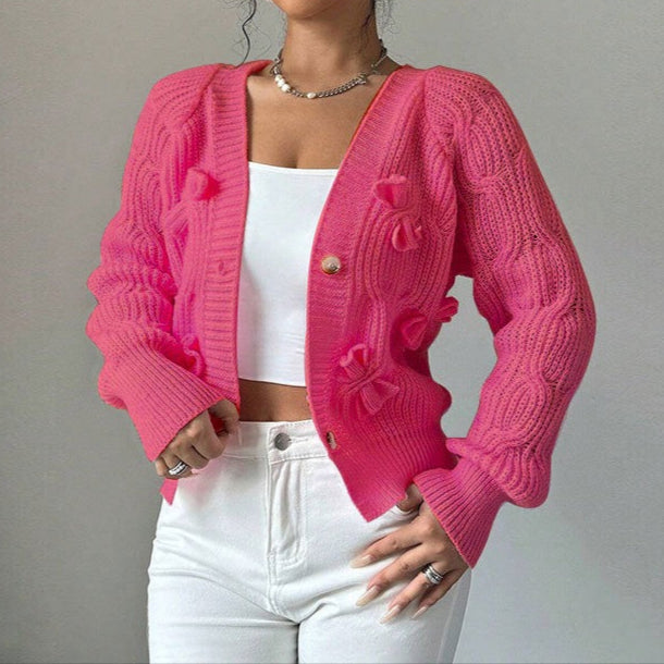 Geflochtener Strickpullover für Frauen - Alana