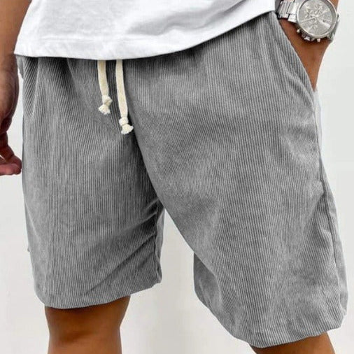 Lässige Cord-Shorts für Männer, mittelgroße, lockere Passform - Eland