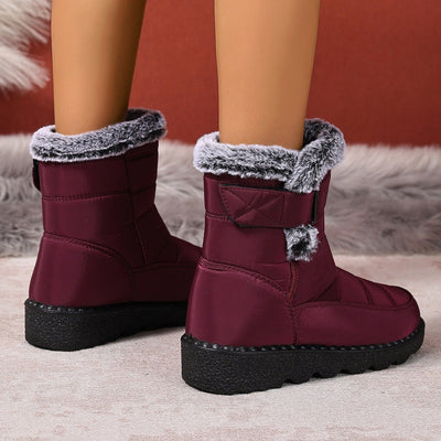 Damen-Winterstiefel mit Thermofutter und rutschfester Sohle - Wolle