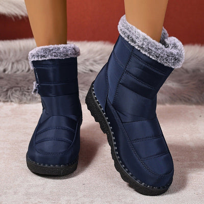 Damen-Winterstiefel mit Thermofutter und rutschfester Sohle - Wolle