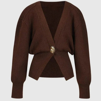 Damen Strickjacke mit dekorativer Knopfleiste - Romane