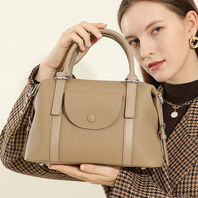 Handtasche aus Synthetikleder für Damen in strukturiertem Design - Renata
