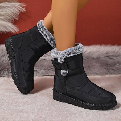 Damen-Winterstiefel mit Thermofutter und rutschfester Sohle - Wolle