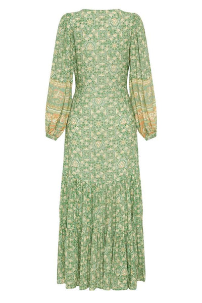 Elvira - Splice bedrucktes Maxikleid mit Knöpfen