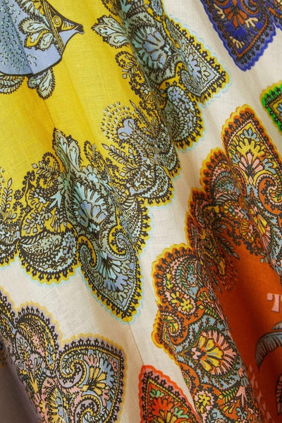 Janice - Bedrucktes Maxi-Halterkleid