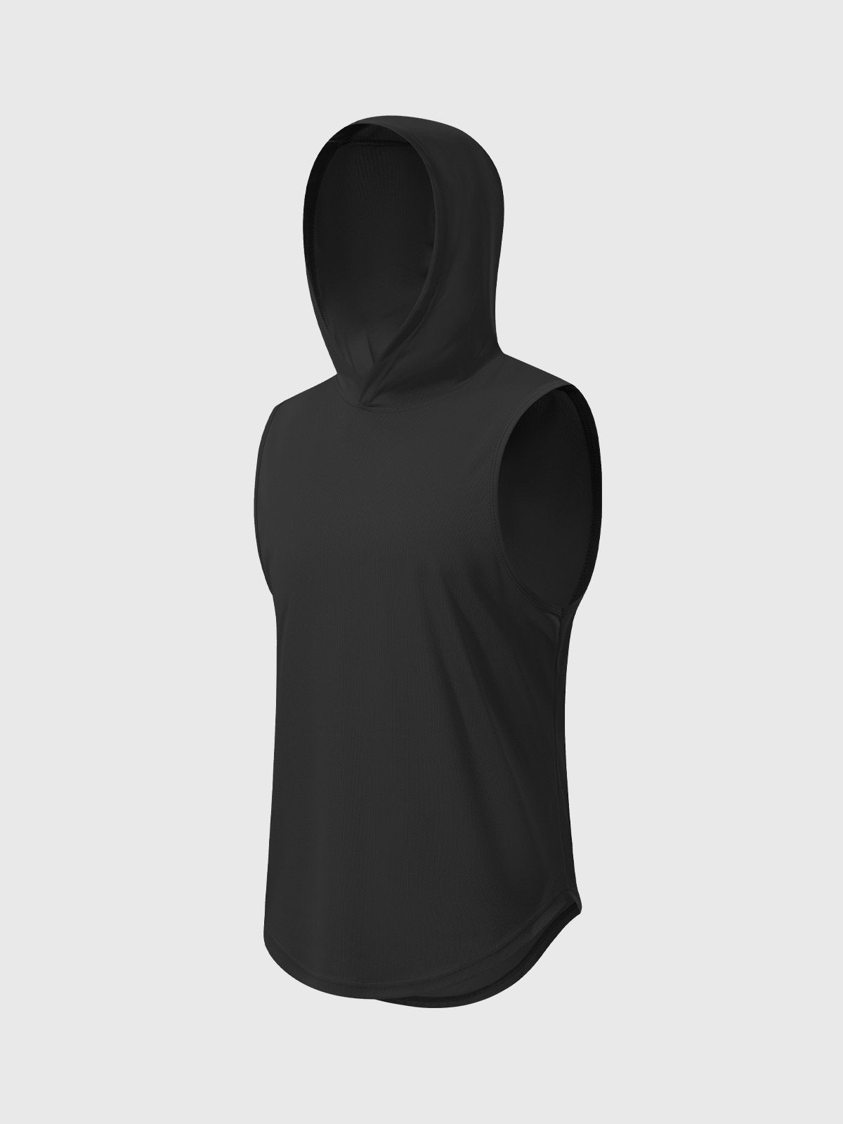 Ärmelloses T-shirt mit Kapuze
