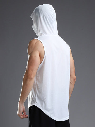 Ärmelloses T-shirt mit Kapuze