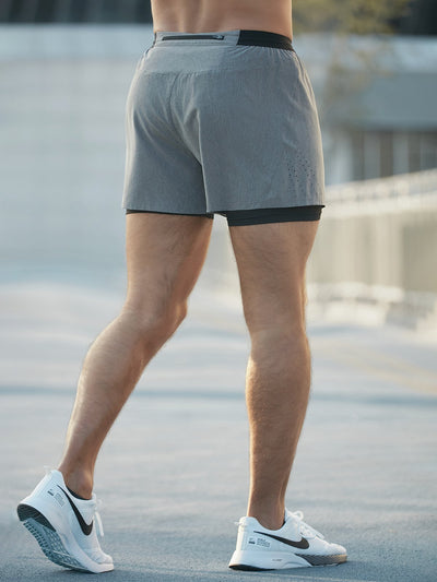 Shorts Base 2 in 1 Gefüttert
