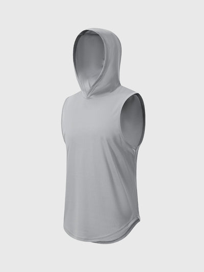 Ärmelloses T-shirt mit Kapuze