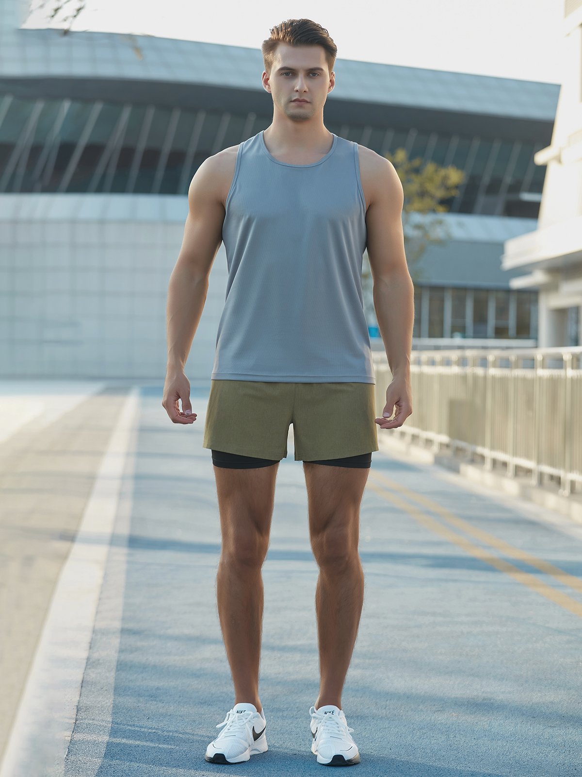 Shorts Base 2 in 1 Gefüttert