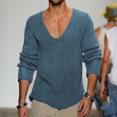 Talon - Herren Pullover Mit V Ausschnitt Und Strickmuster