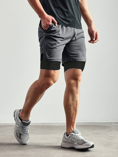 Evolution 2-in-1 Mesh Shorts mit Innenfutter