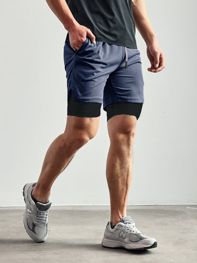 Evolution 2-in-1 Mesh Shorts mit Innenfutter