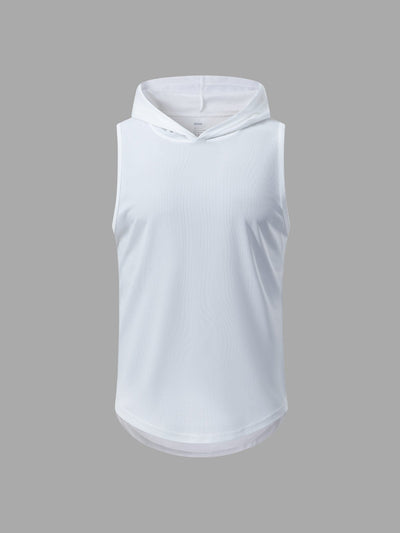 Ärmelloses T-shirt mit Kapuze