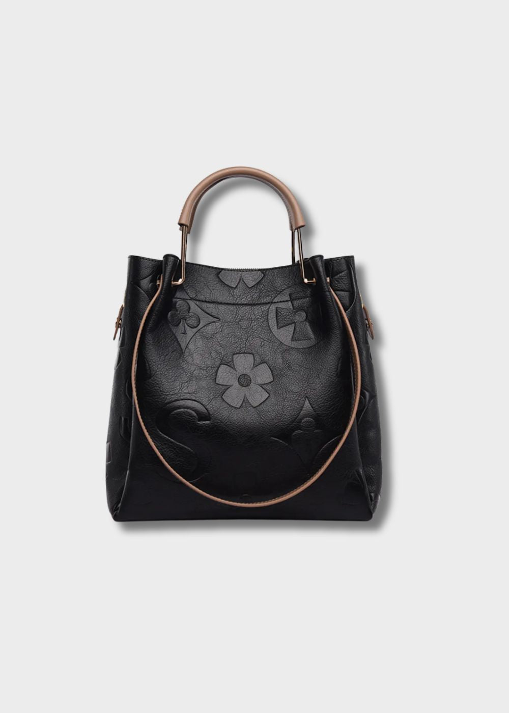 Damen Shopper Tasche mit Blumendruck - Samara