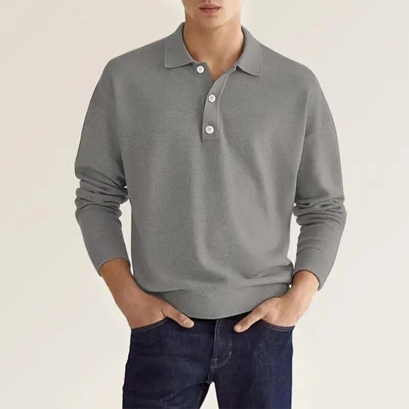 LANGÄRMELIGES POLOSHIRT - MAXIMALE ELEGANZ UND KOMFORT