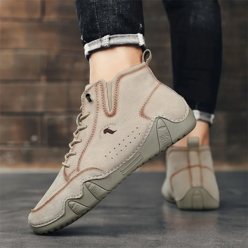 Lorenzo Leder Slip-on Boots