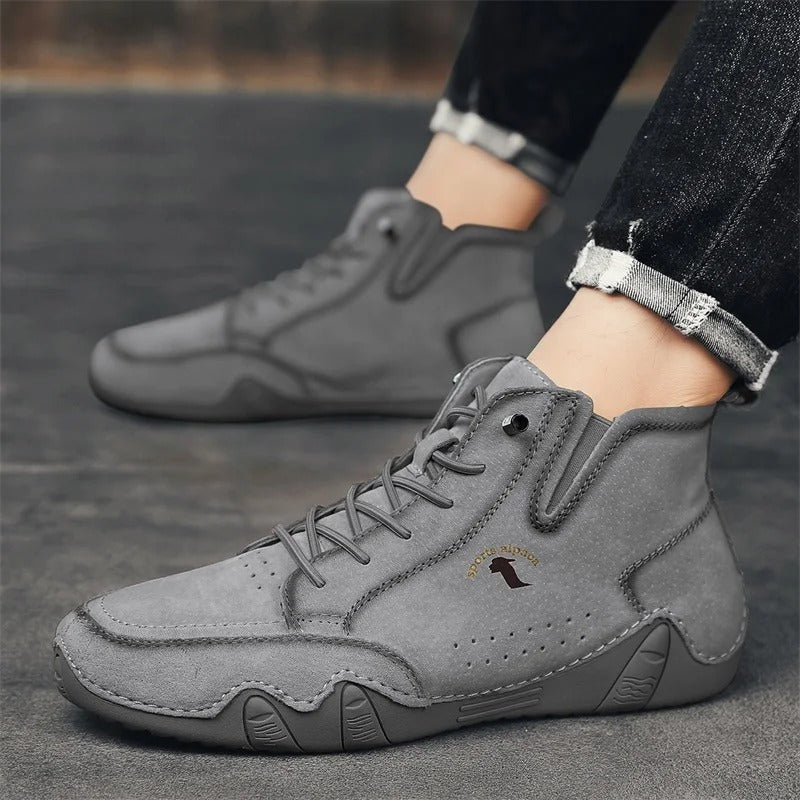 Lorenzo Leder Slip-on Boots