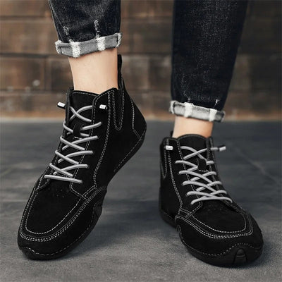 Lorenzo Leder Slip-on Boots