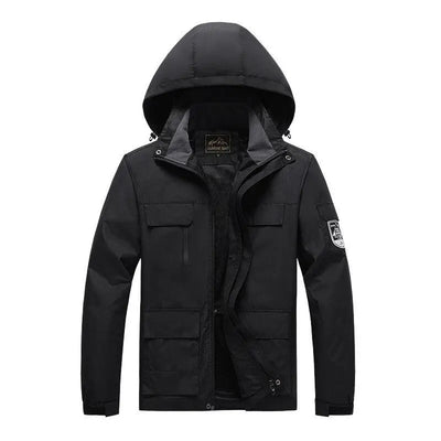 ForceHiver Herren Parka - Military Green Windbreaker