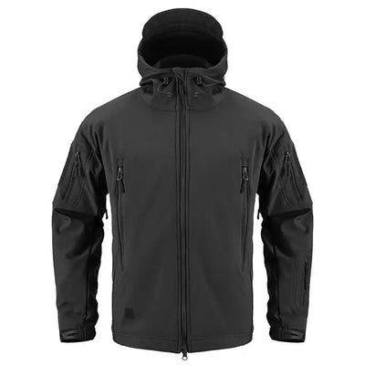 Bedruckter Militärparka - Stylisch und warm für den Winter