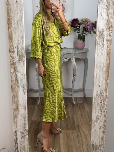 Camilla - Zweiteiliges bedrucktes Casual-Set