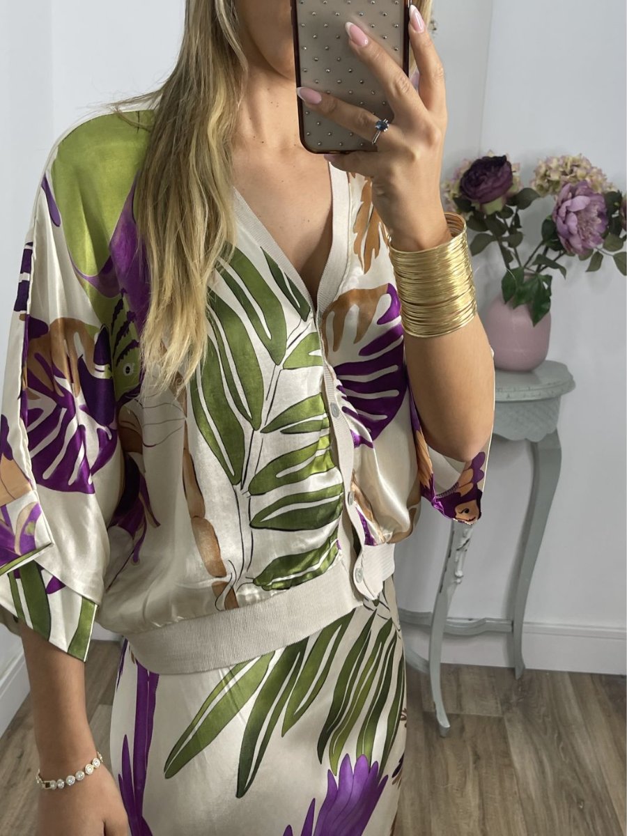 Natalia - Zweiteiliges Seidenset