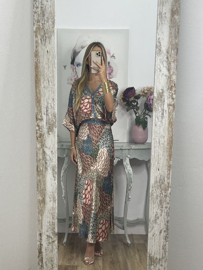 Natalia - Zweiteiliges Seidenset