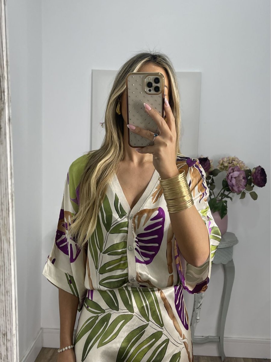 Natalia - Zweiteiliges Seidenset