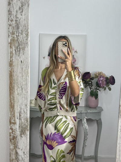 Natalia - Zweiteiliges Seidenset