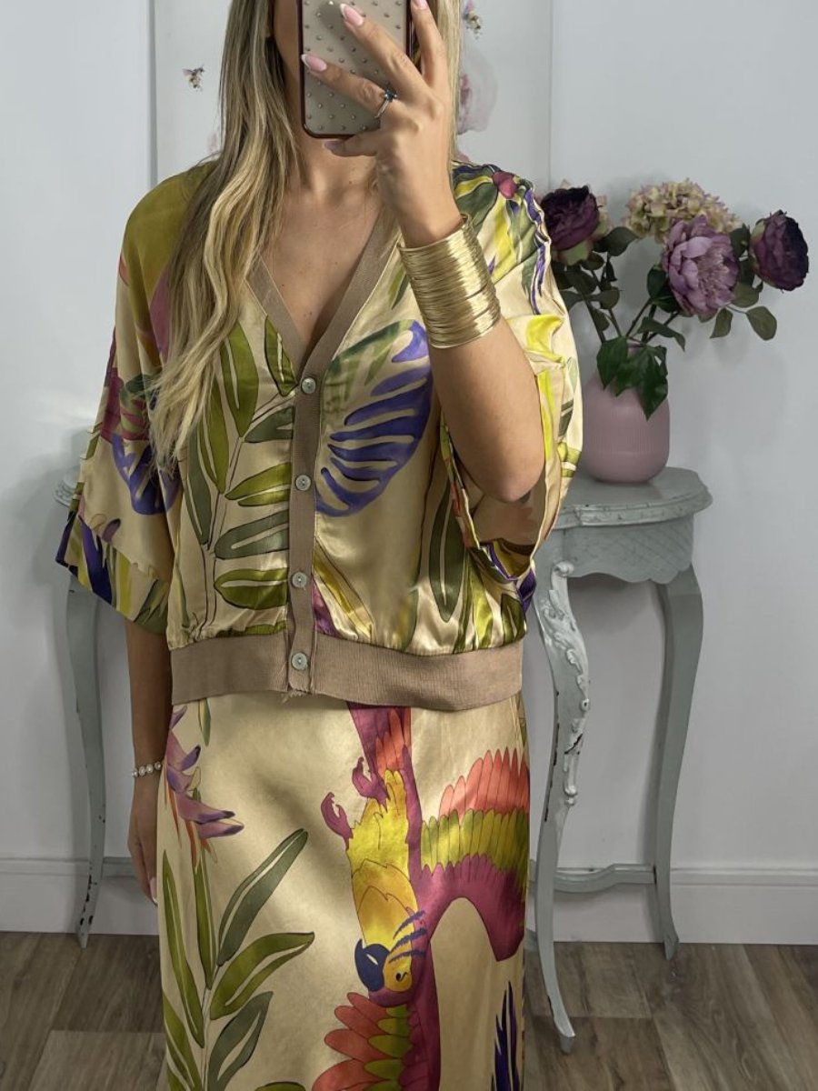 Natalia - Zweiteiliges Seidenset