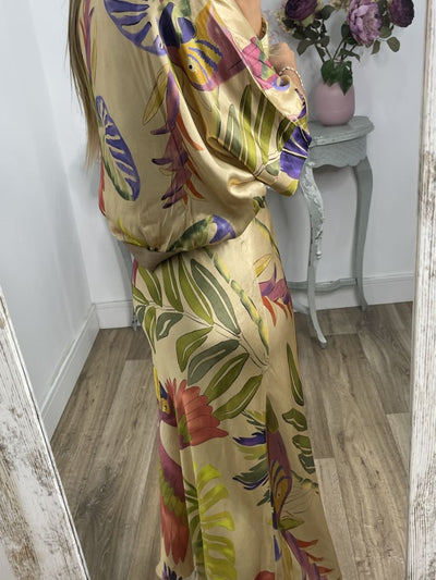 Natalia - Zweiteiliges Seidenset