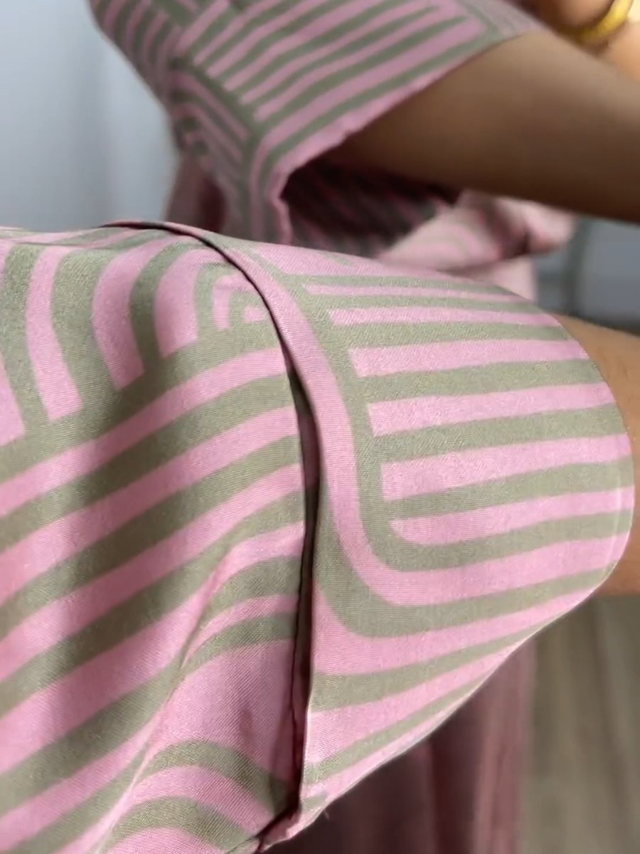 Camilla - Zweiteiliges bedrucktes Casual-Set