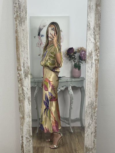 Natalia - Zweiteiliges Seidenset