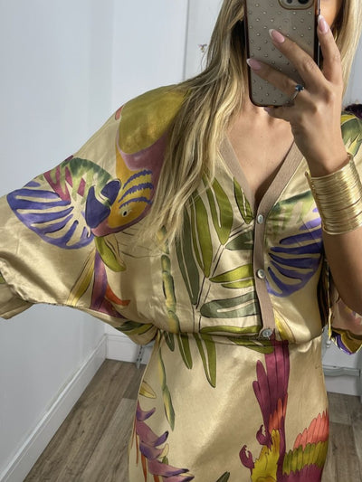 Natalia - Zweiteiliges Seidenset